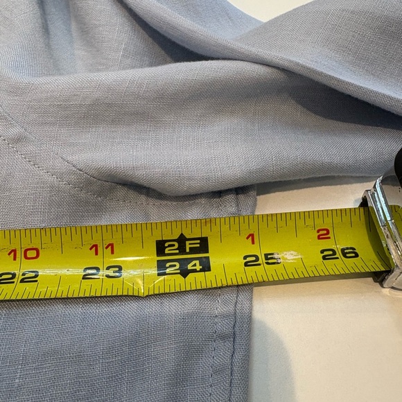 Vince Blue Casual Button Down Shirt - Picture 4 of 5